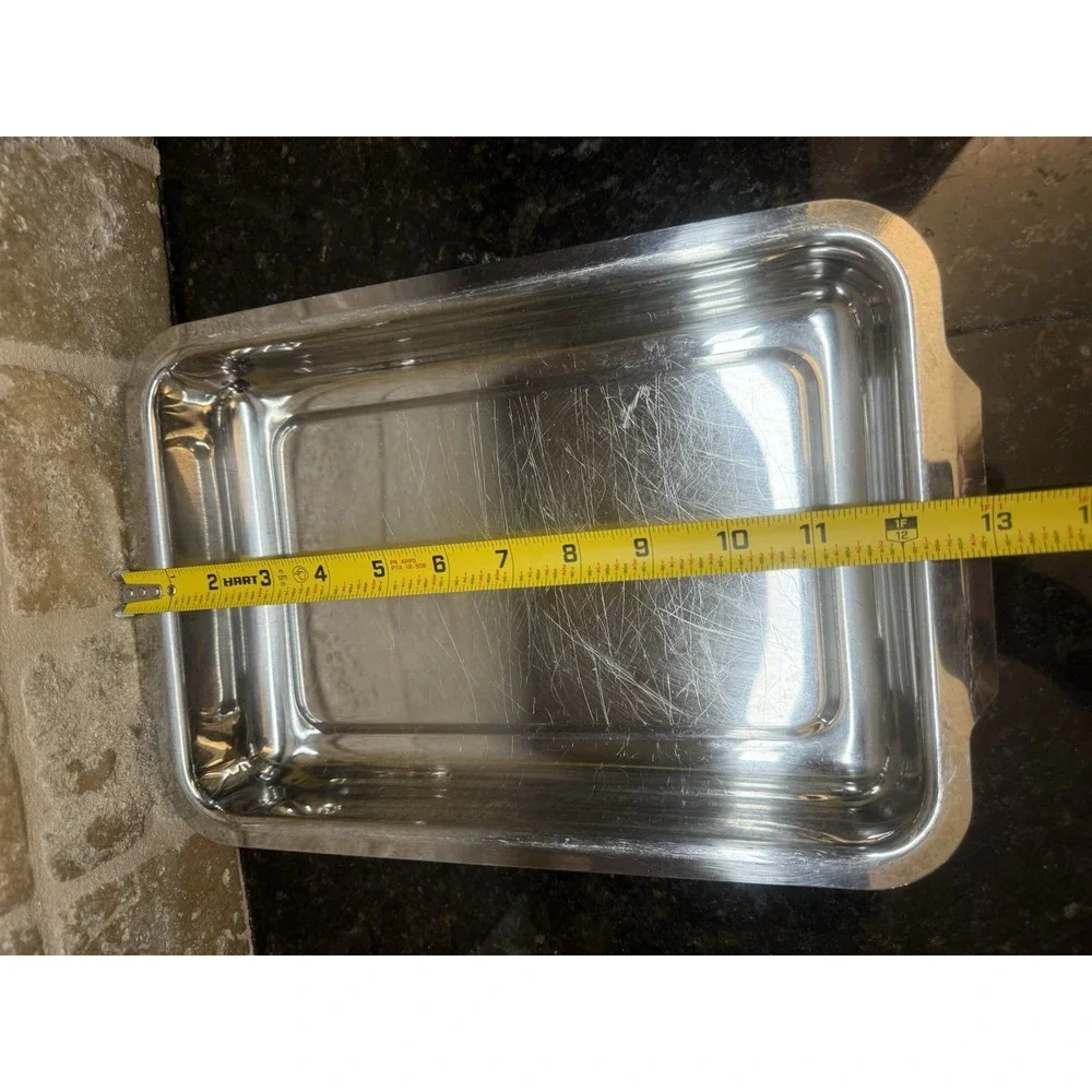 Guy Degrenne 18/10 Stainless Steel Cookware Baking Dish Pan Tray France 7x11x2
